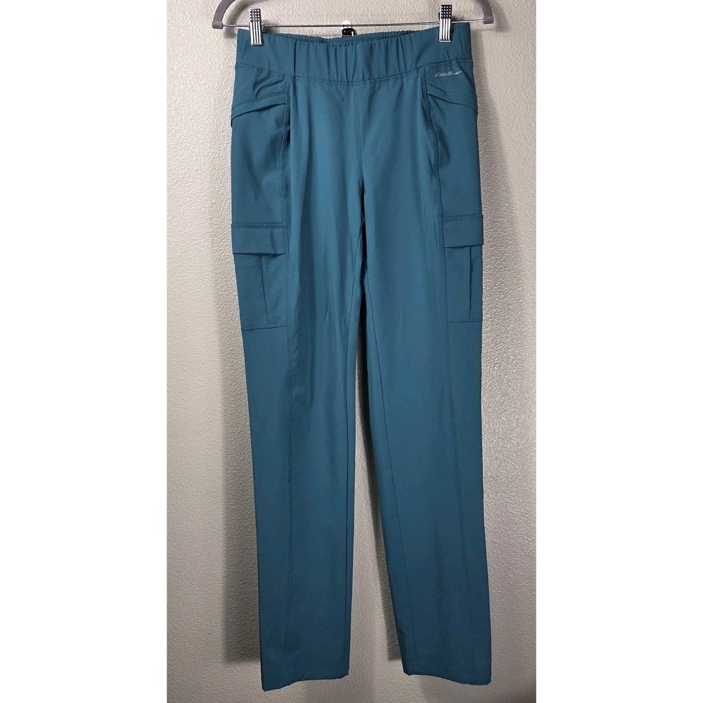 Eddie Bauer Women's Guide Pro Trail Tight Pants Teal Hiking‎ Pants Size 2